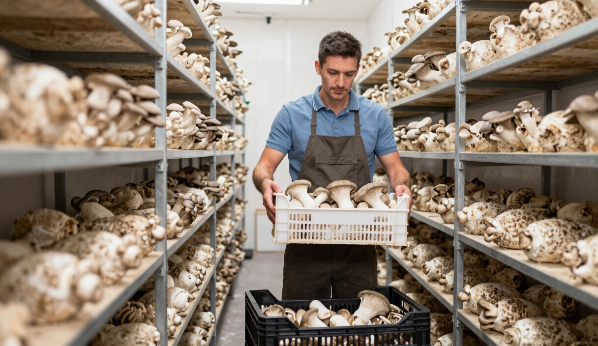 Small Scale Mushroom Farm Layout