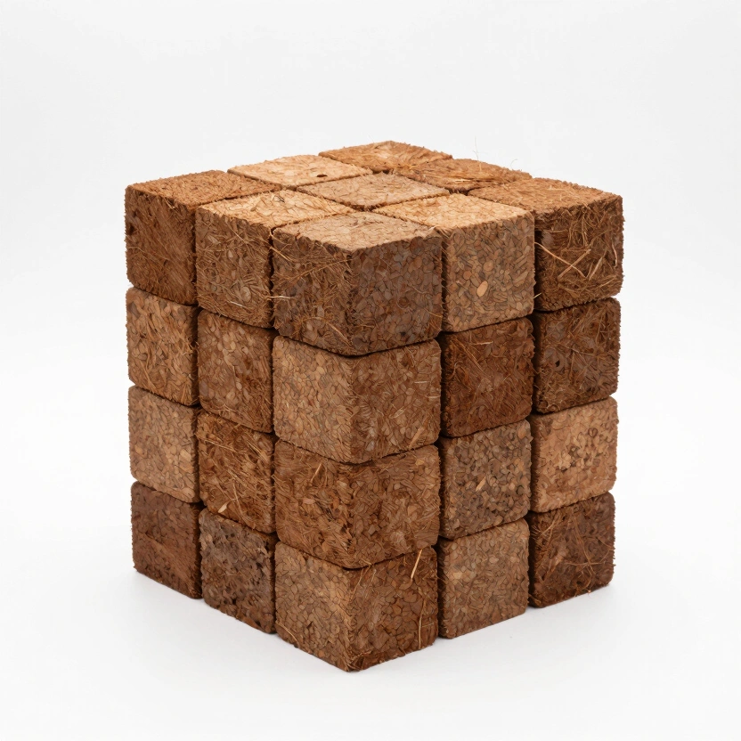 Coir Brick Pressed Coconut Fibre (Pack of 24)