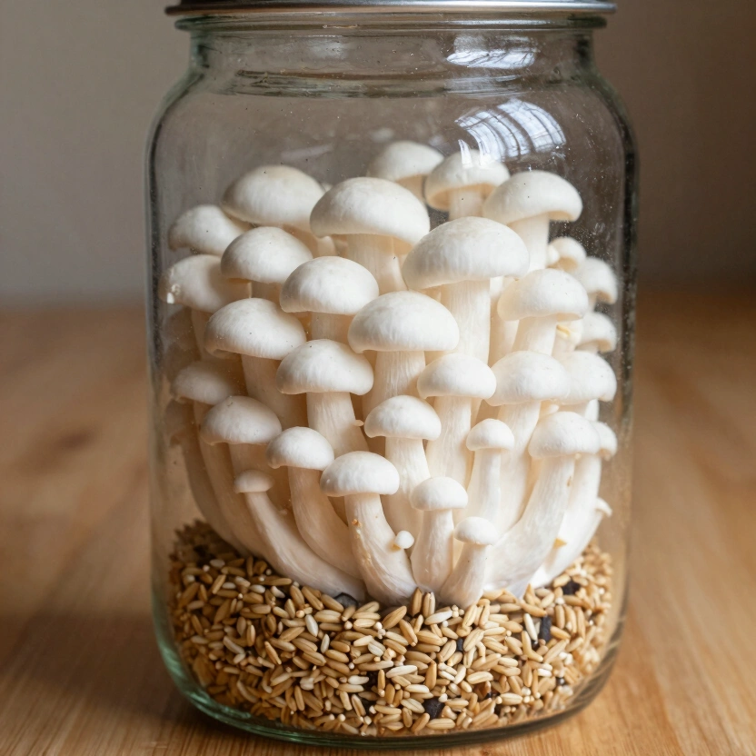 Mushroom Liquid Culture Growth Detail